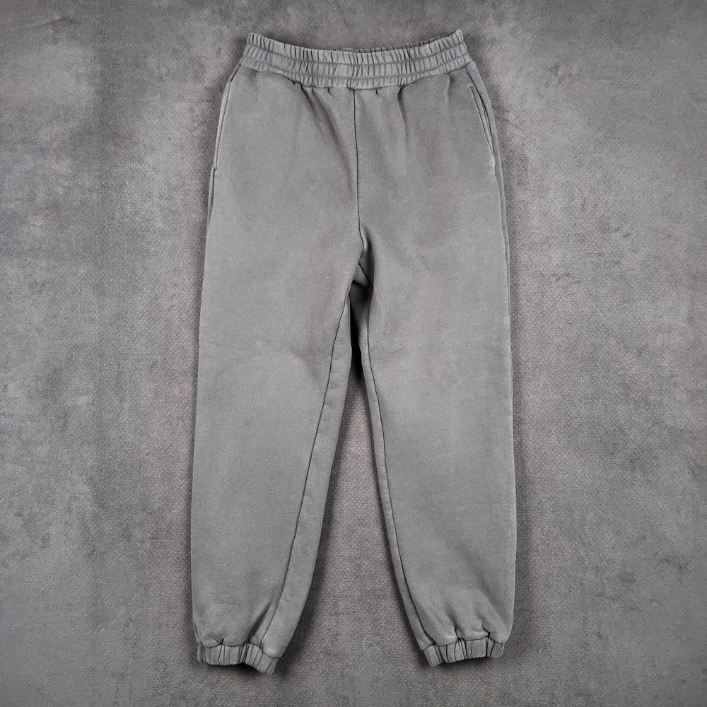 Comfrt Travel Essentials Sweatpants Large Gray Relaxed Fit Fleece Joggers